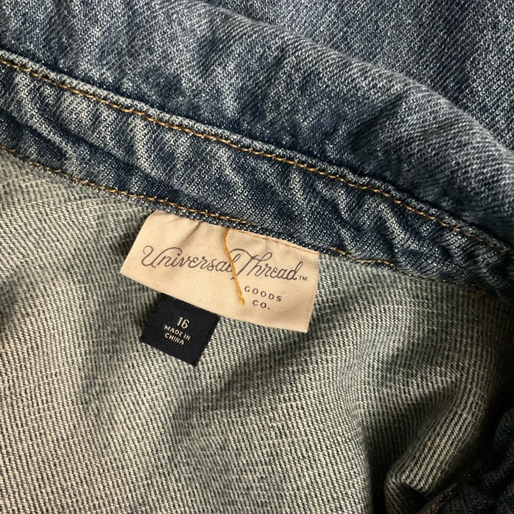 Universal Threads Denim Jean Dress 16 - Picture 4 of 5